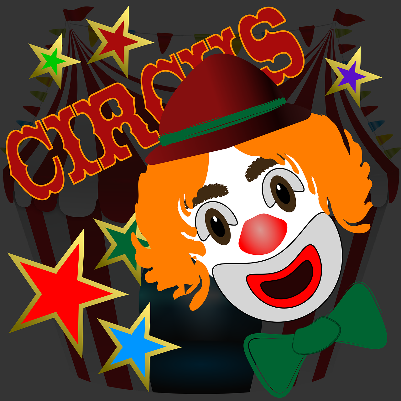 circus  clown  kids free photo