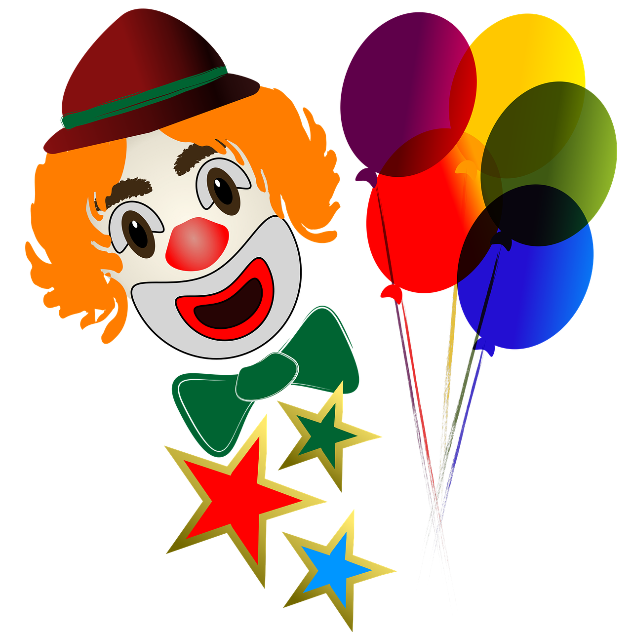 circus  clown  kids free photo