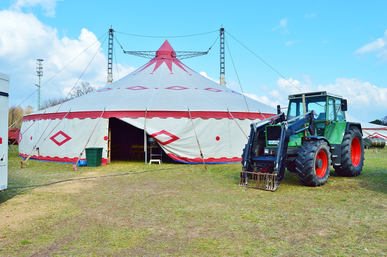 circus building tent free photo