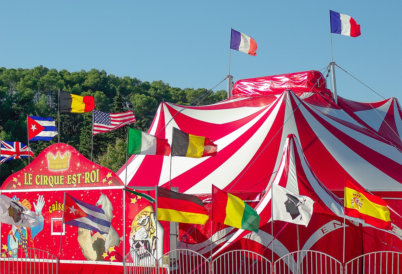 circus marquee circus tent free photo