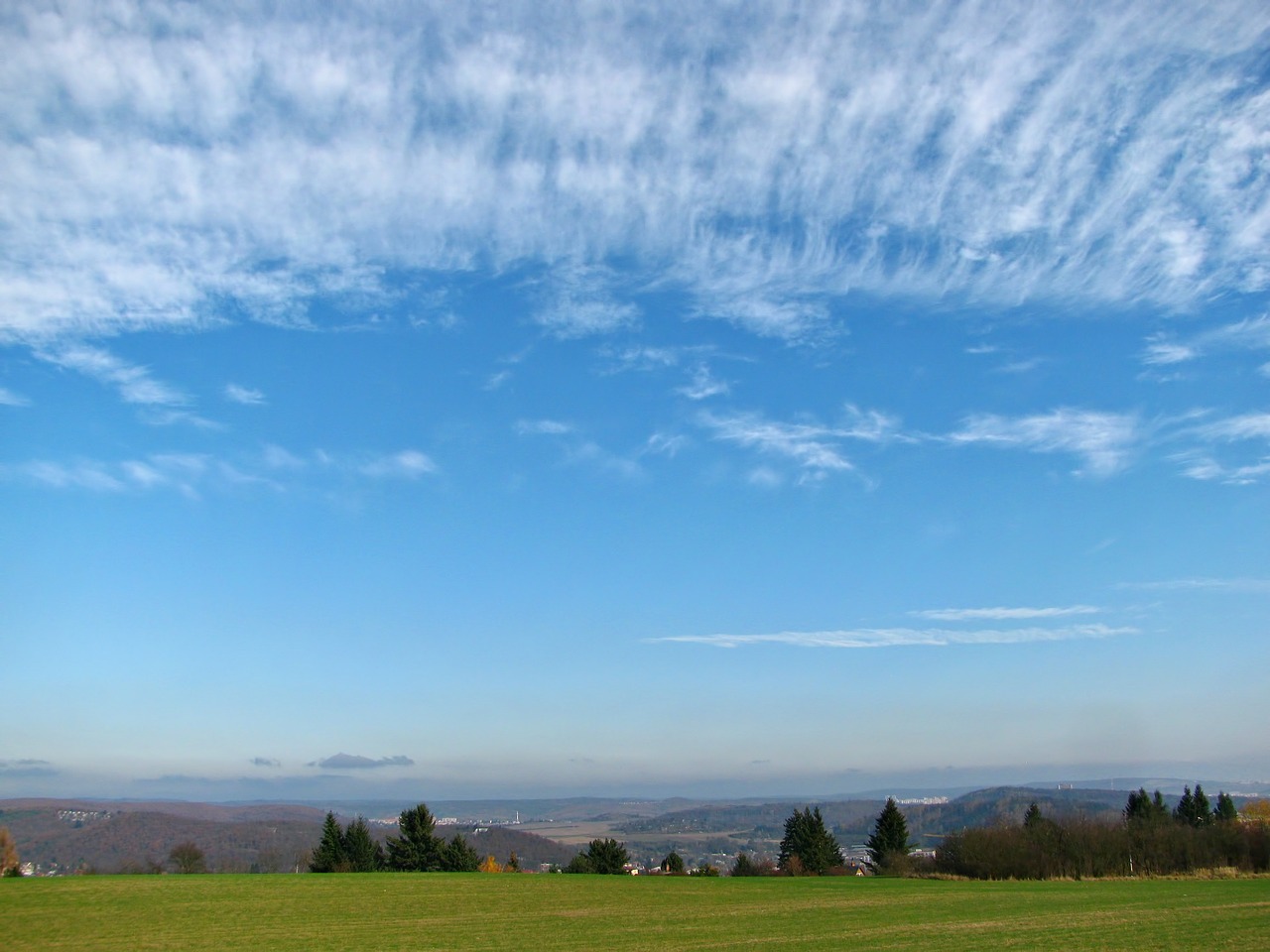 cirrostratus landscape skyscape free photo