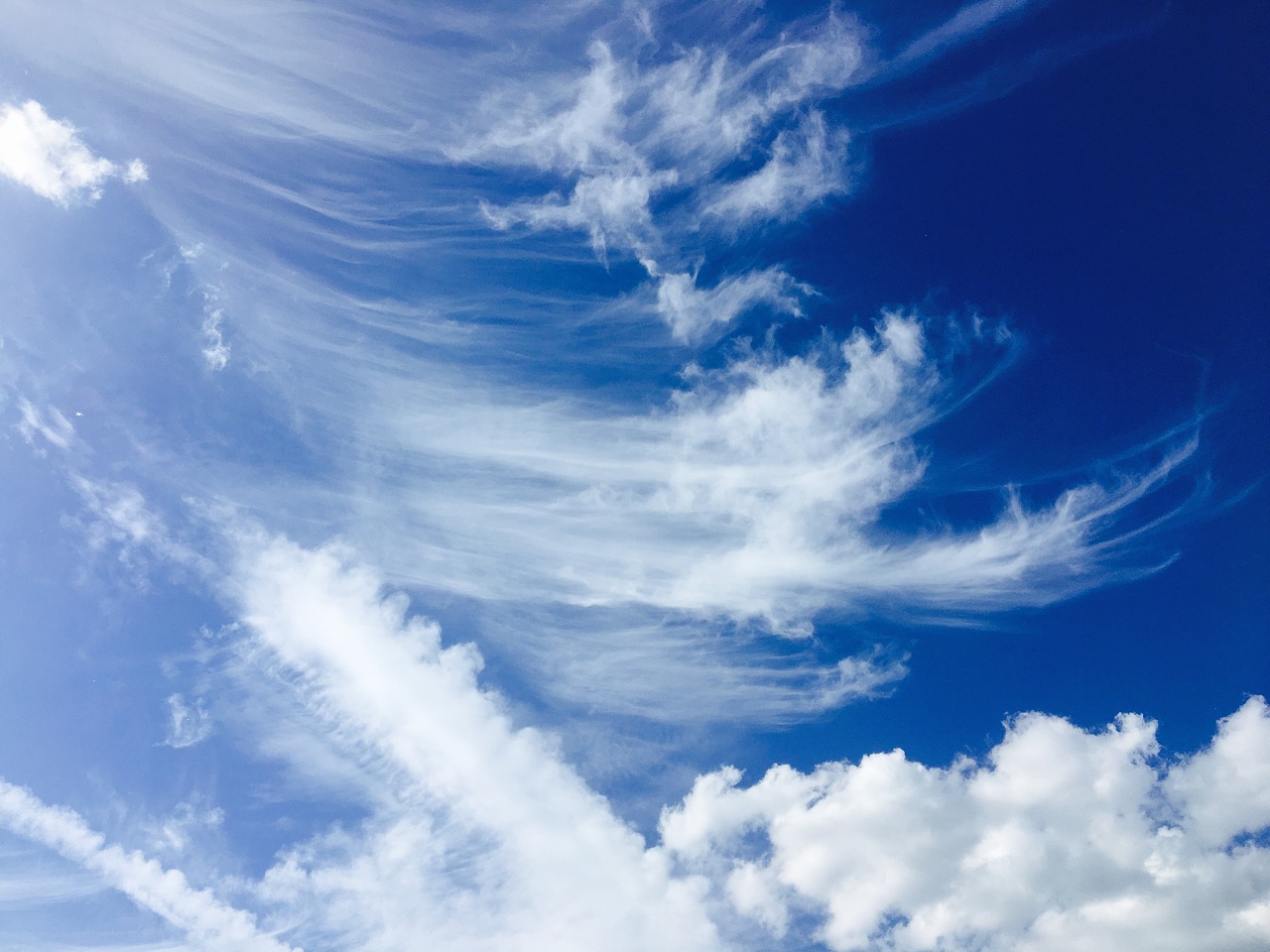 cirrus cloud weather free photo