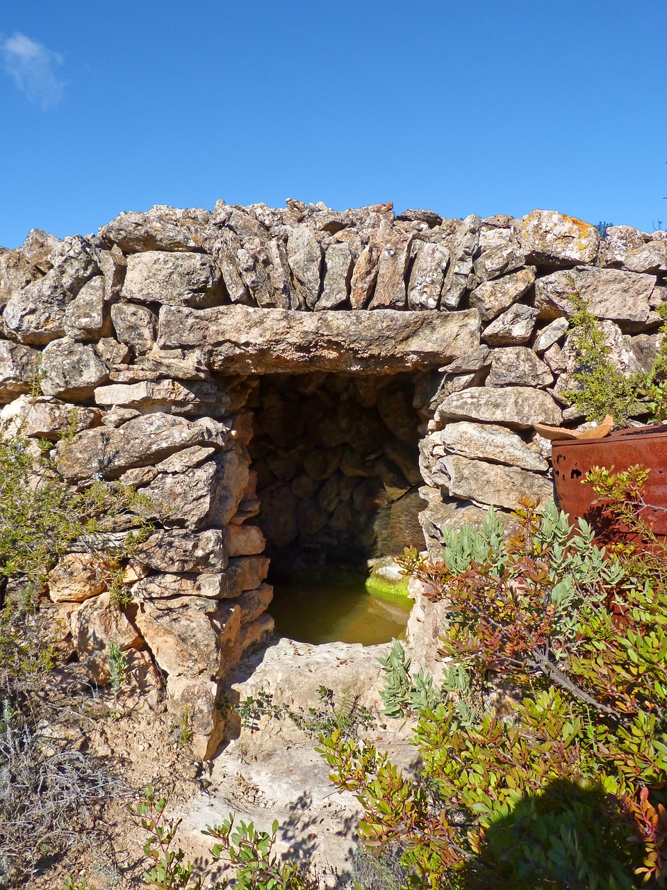 cistern water stone free photo