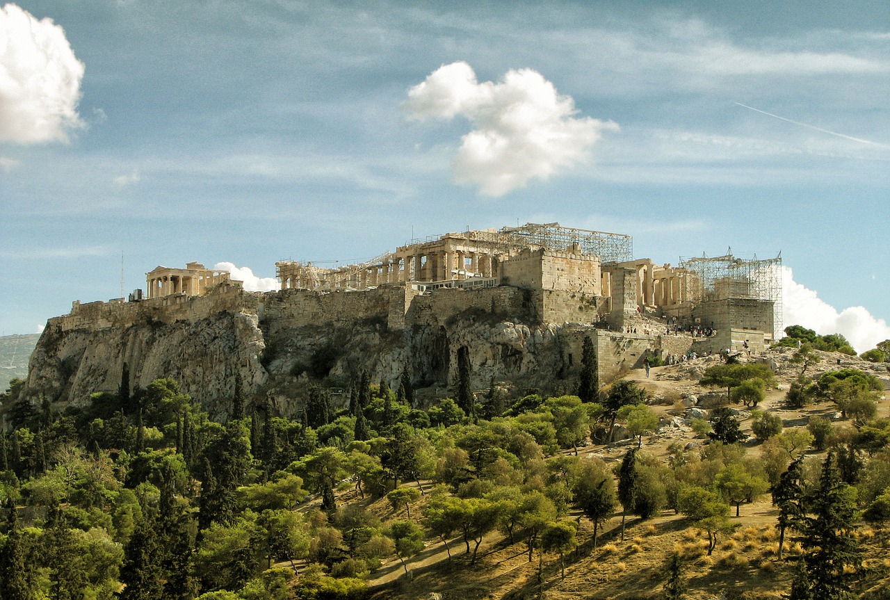citadel athens greece free photo