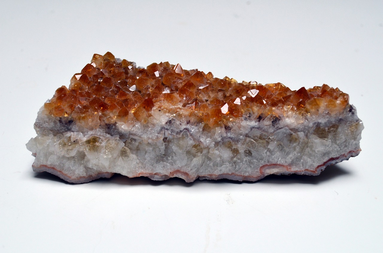citrine cluster crystal free photo