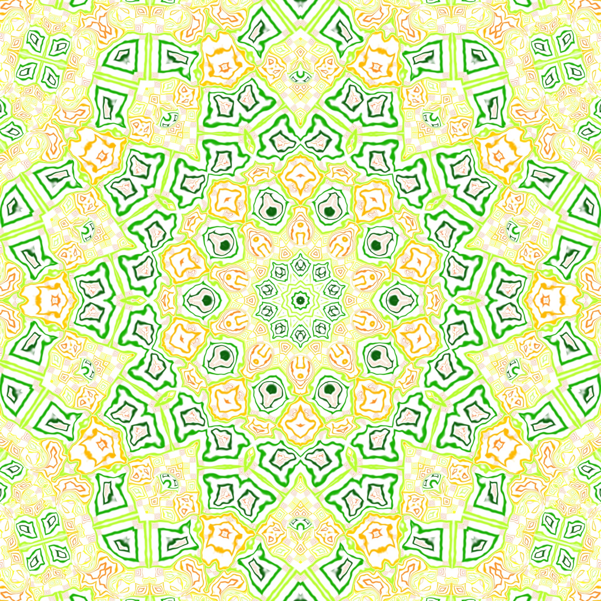 kaleidoscope abstract citrus free photo