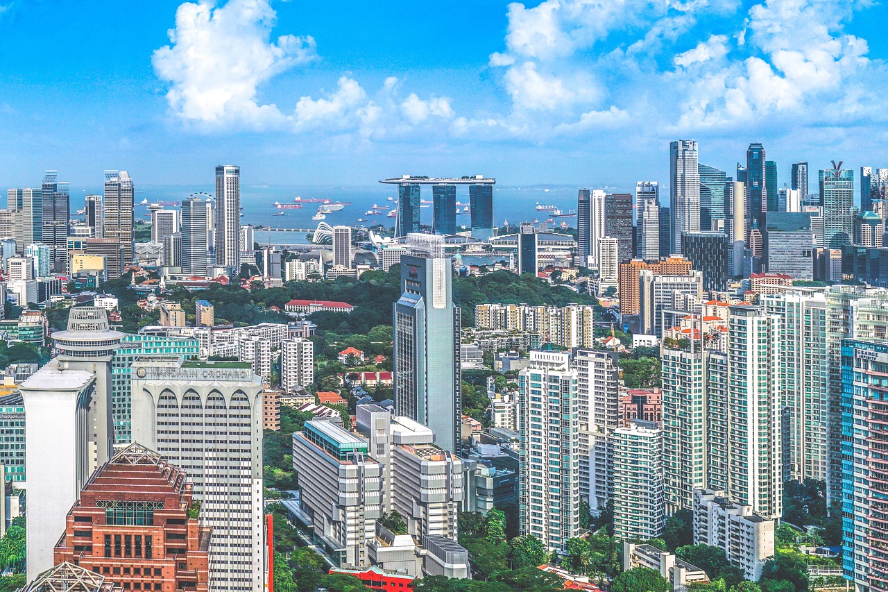 city buildings skyscrapers free photo