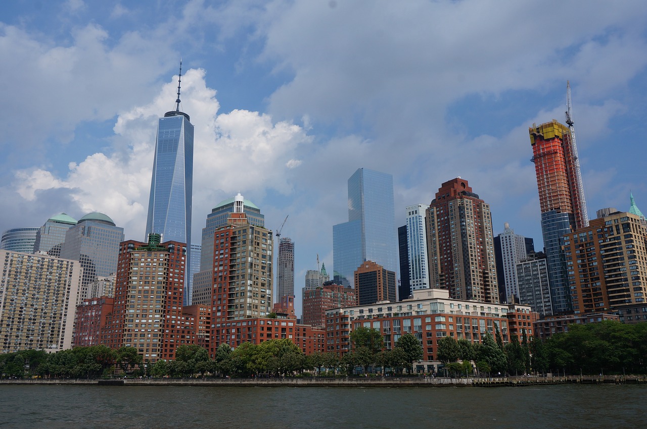 city new york city harbor free photo