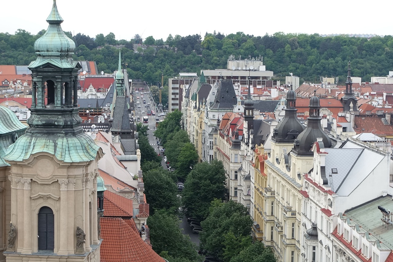 city prague homes free photo