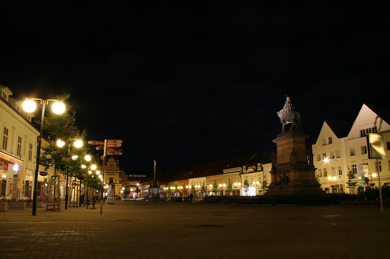 city night lights free photo