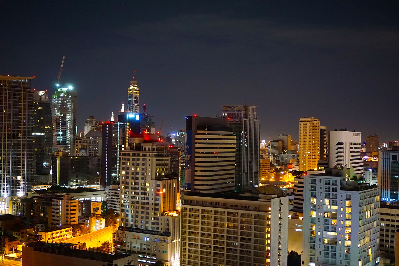 city night bangkok free photo