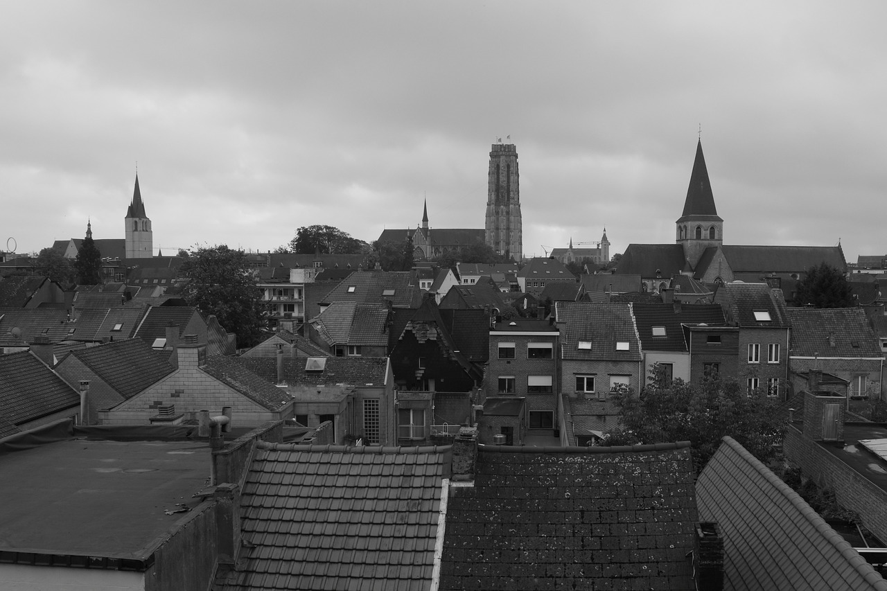 city mechelen buildings free photo