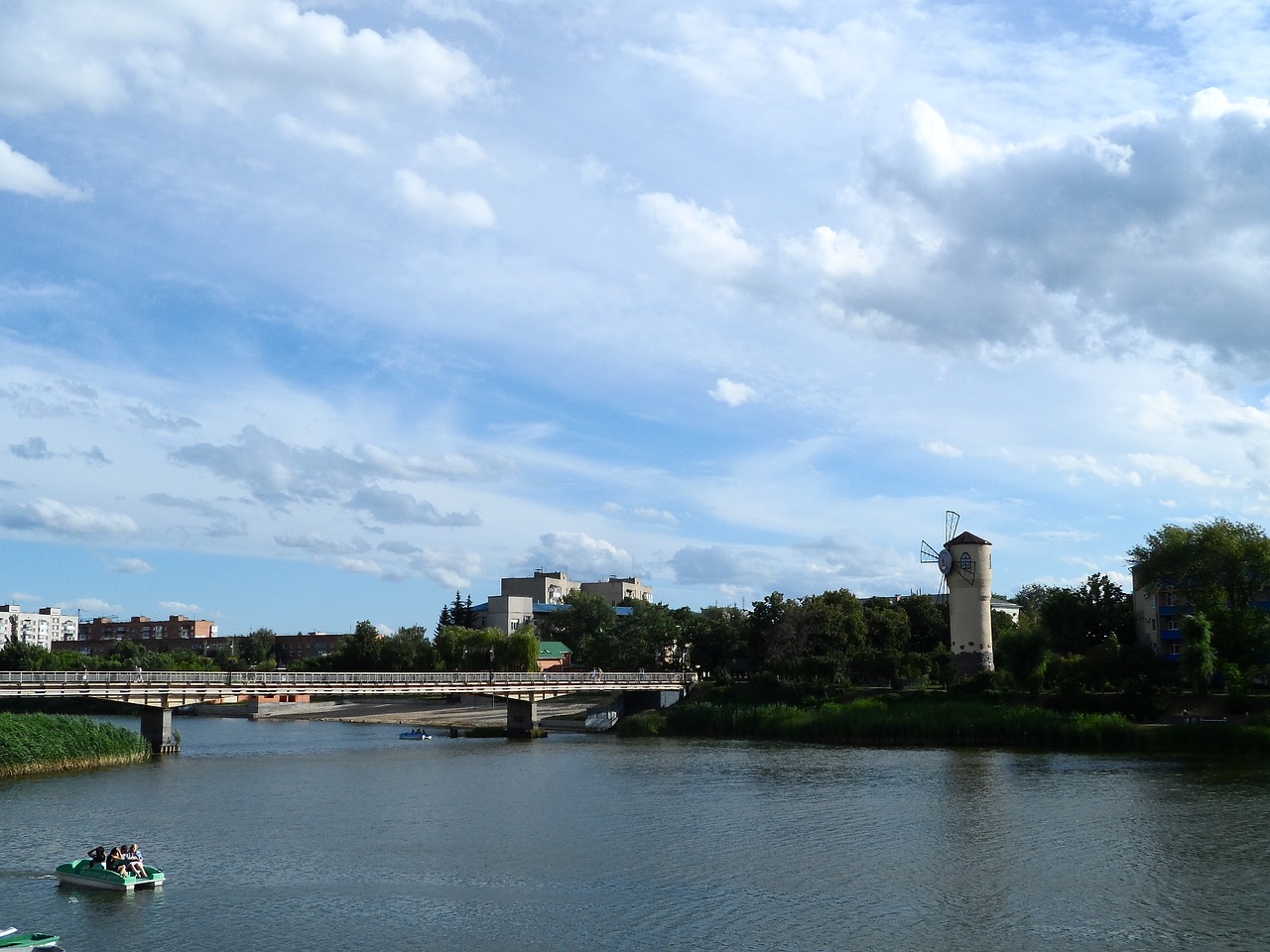 city bridge river free photo