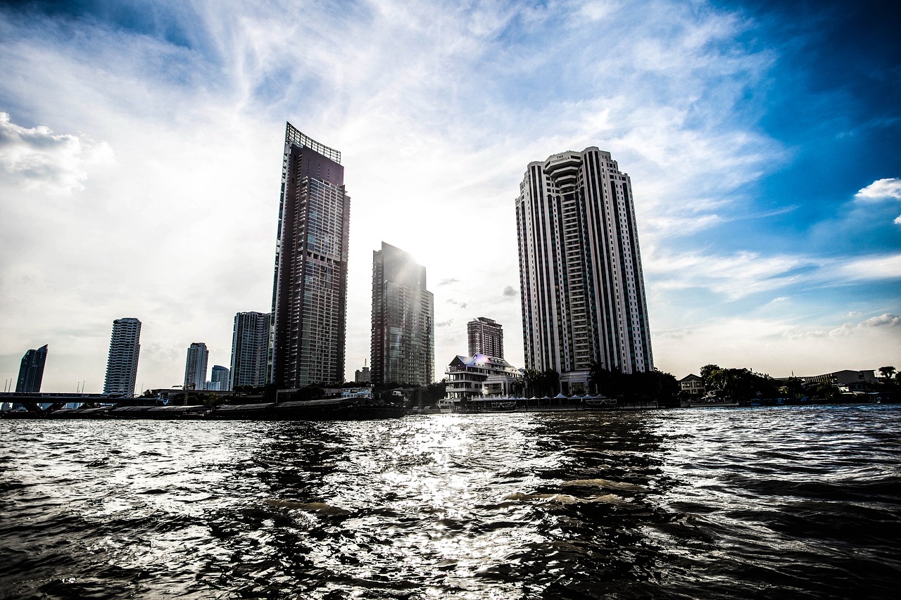 city river thailand free photo