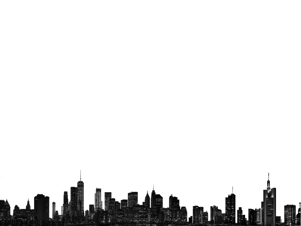 city background silhouette free photo