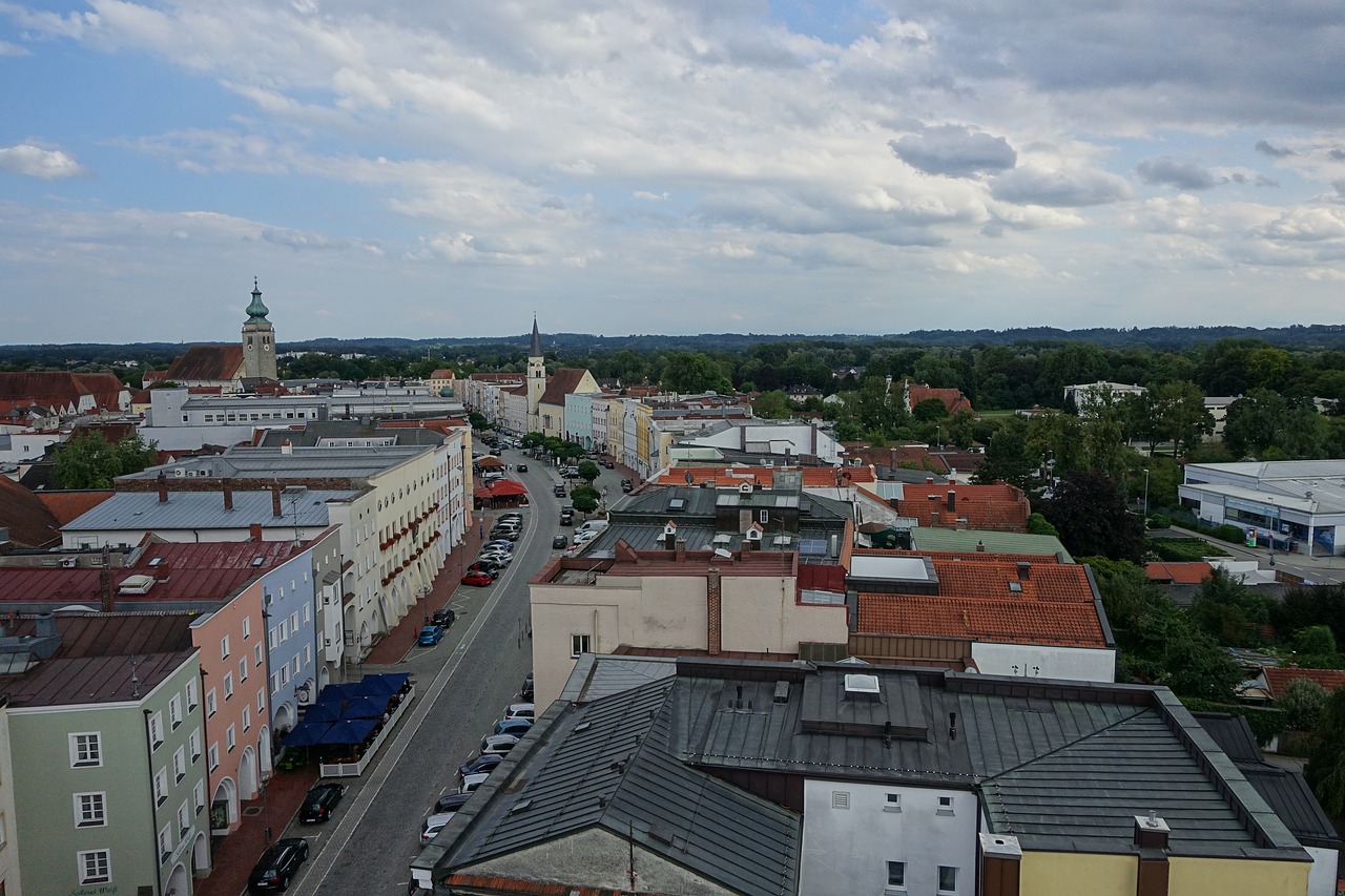 city mühldorf town square free photo