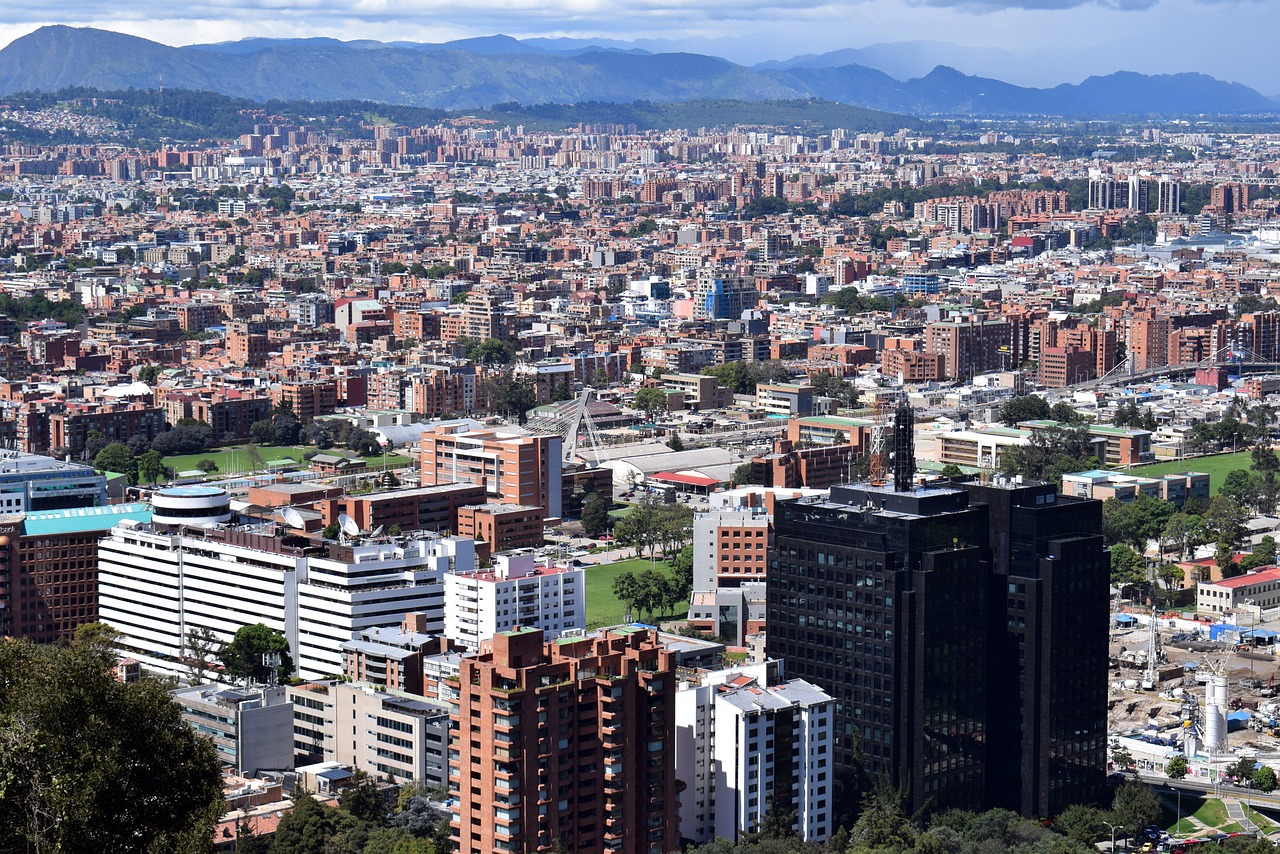 city bogotá panoramic free photo