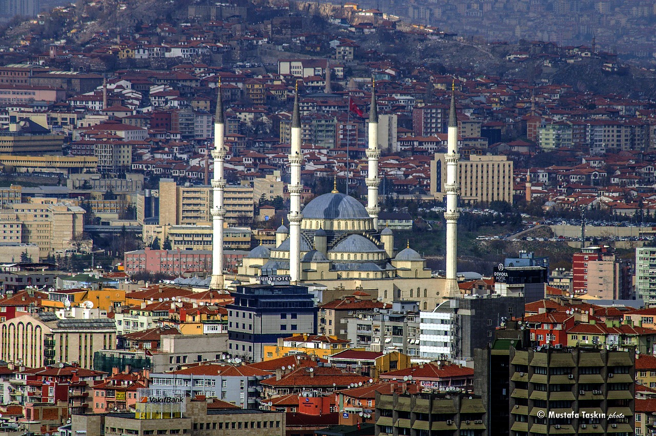 city townscape horizon line free photo