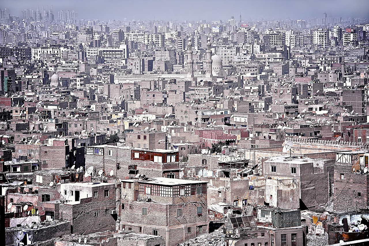 city urban landscape panorama free photo