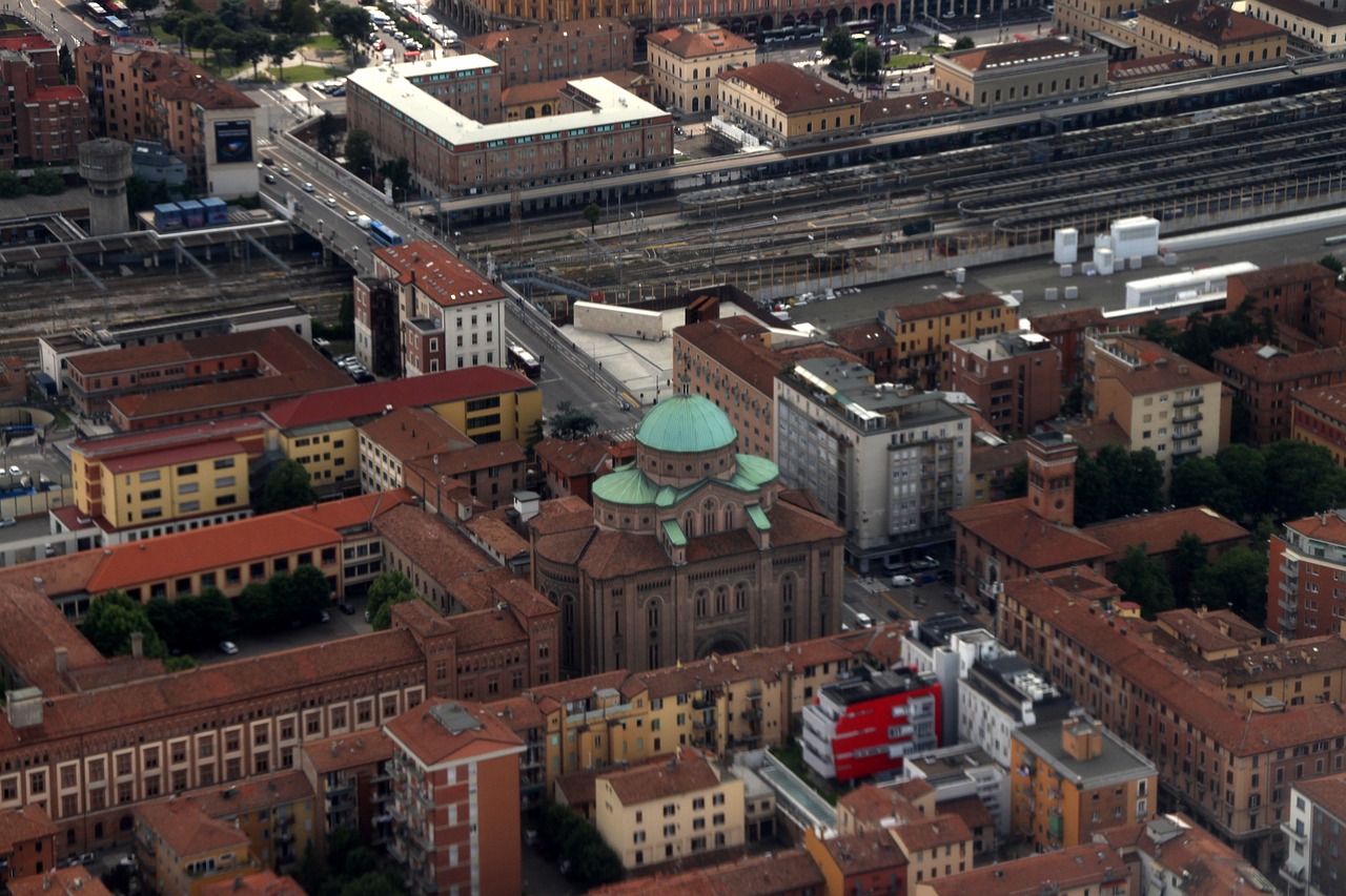 city  buildings  plane free photo