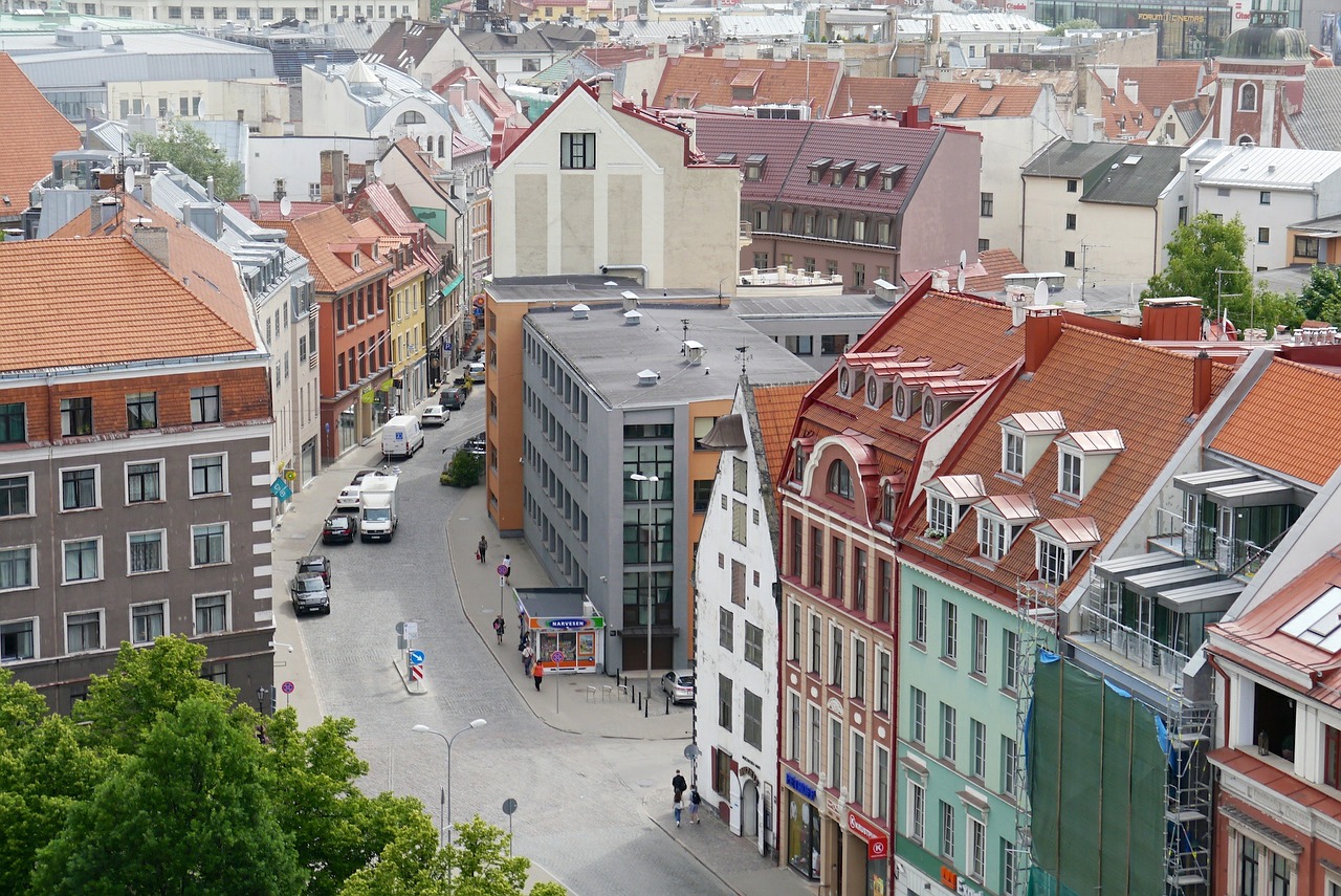 city riga old town free photo