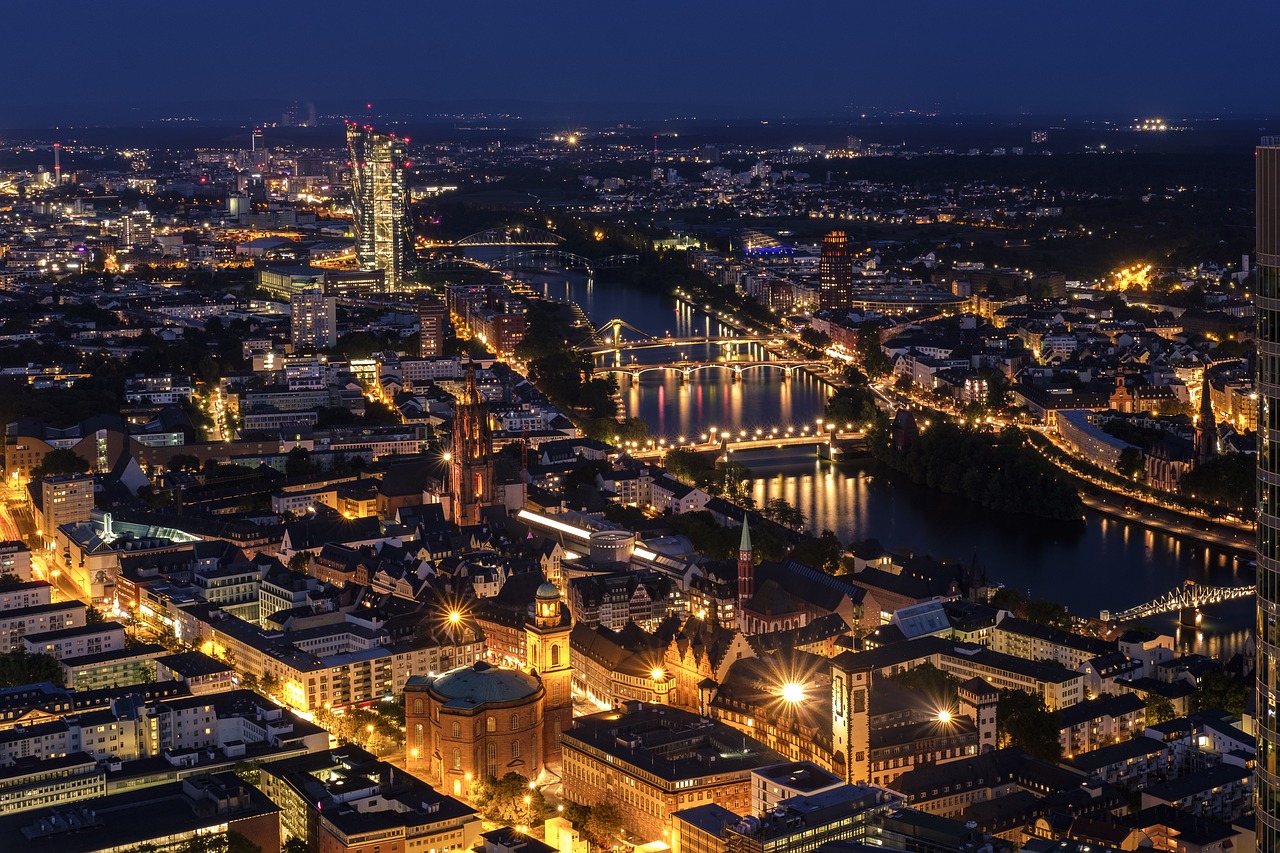 city  frankfurt  cityscape free photo