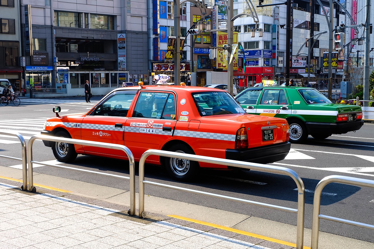 city  car  taxi free photo