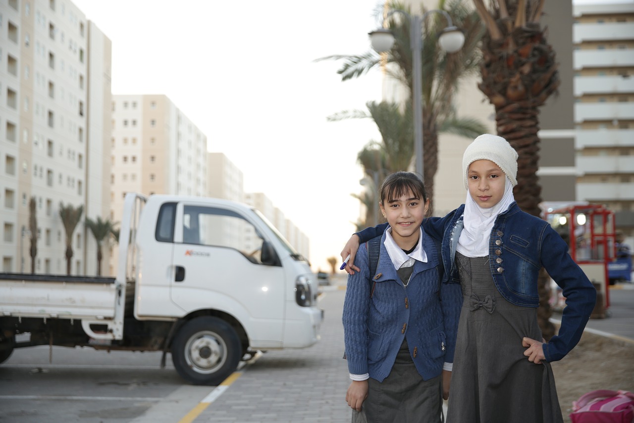 city  children  girl free photo