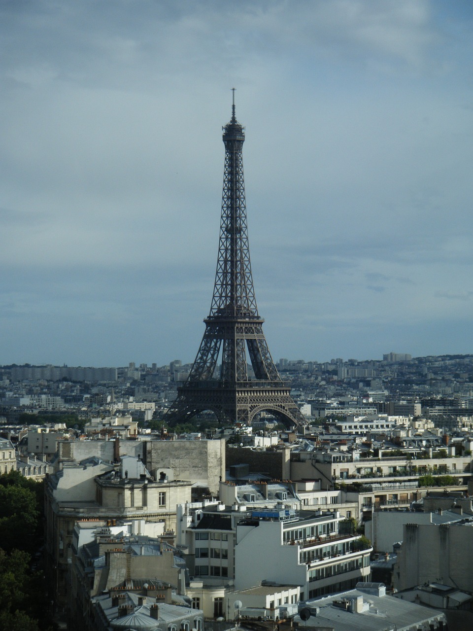 city panorama paris free photo