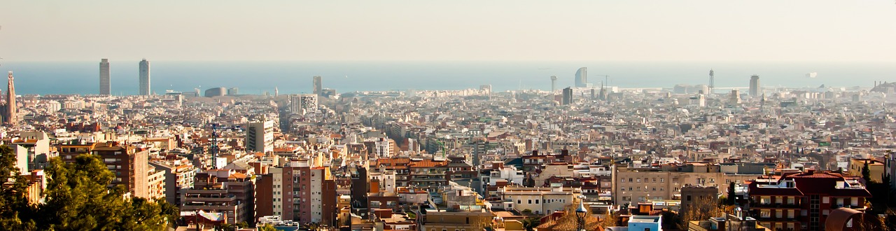city panoramica barcelona free photo