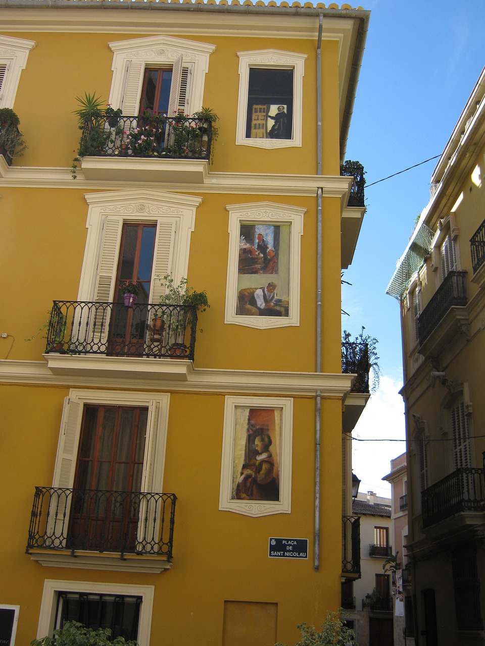 city houses spain free photo