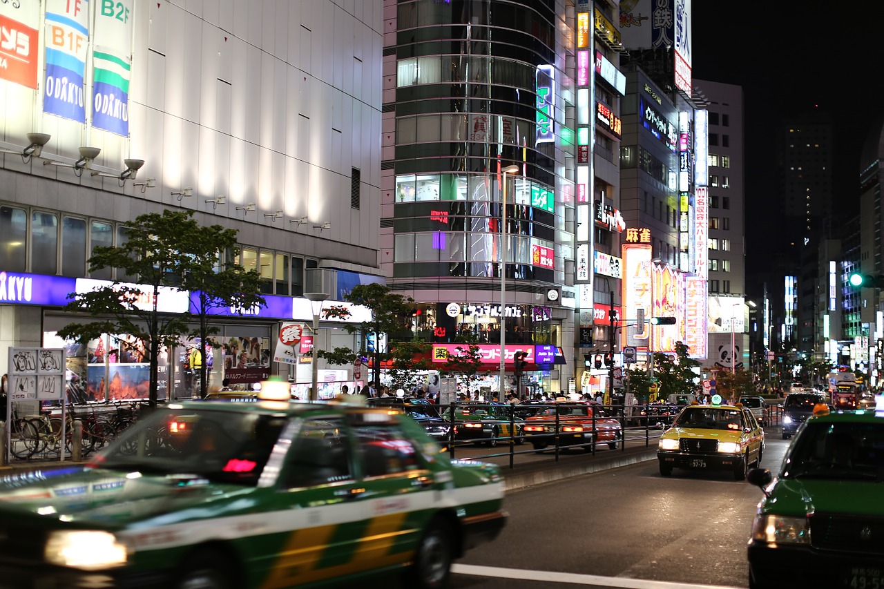 city tokyo street view free photo