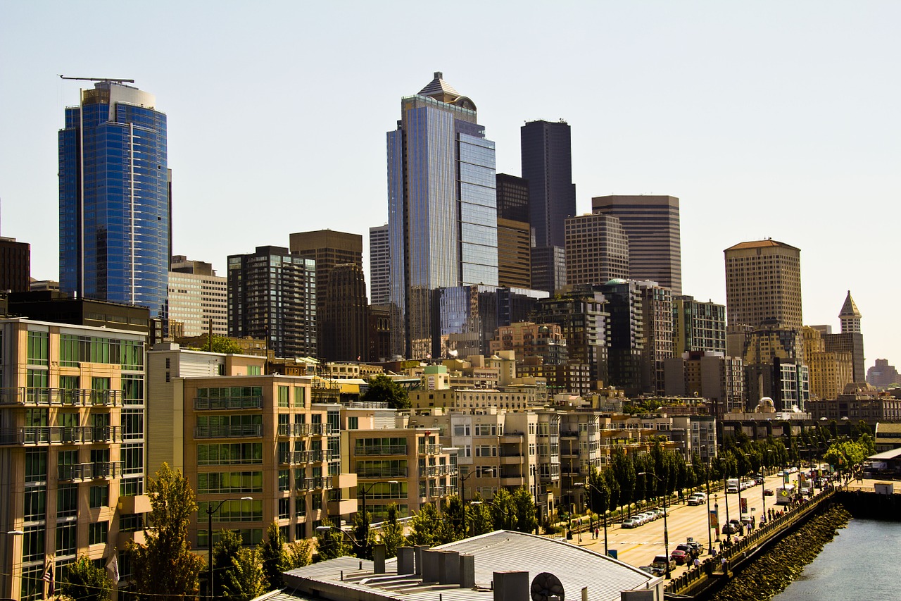 city seattle skyline free photo