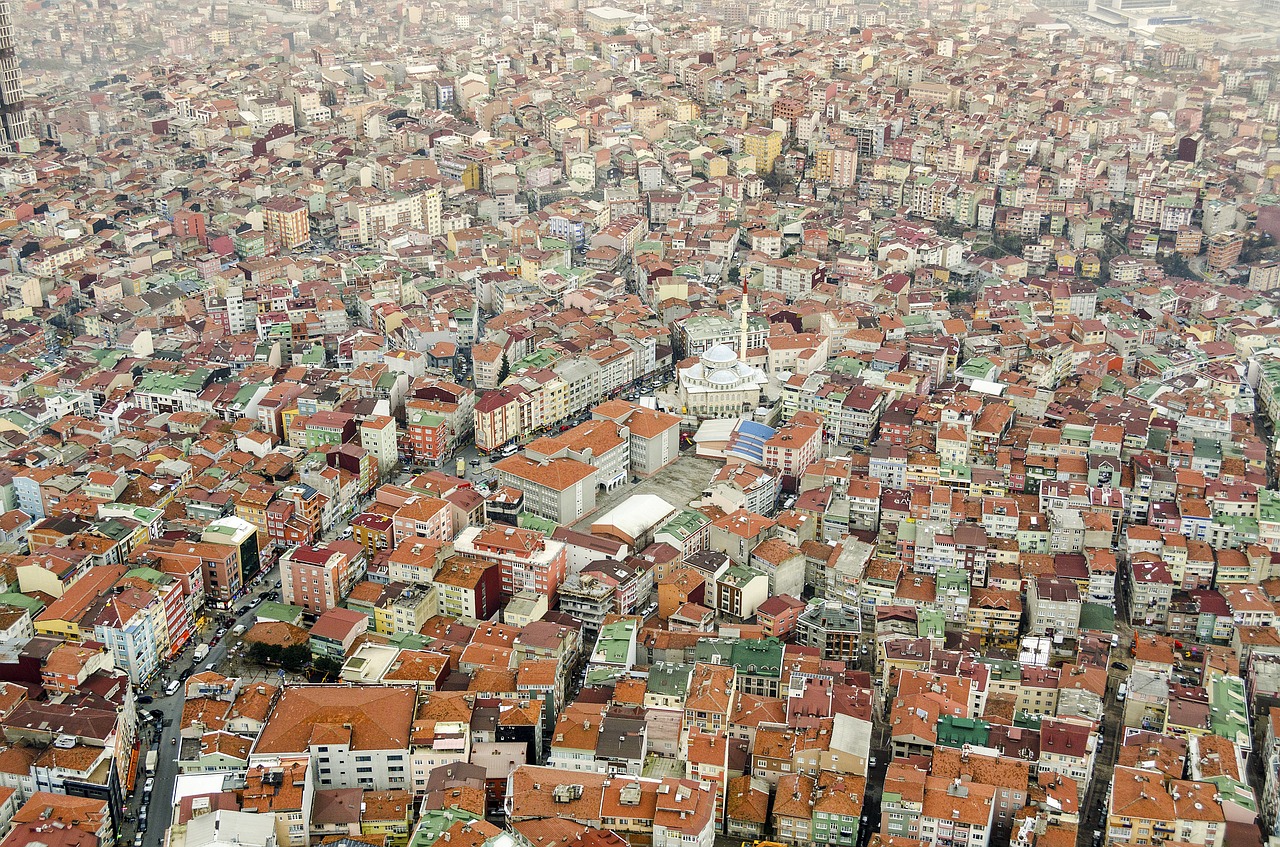 city urban aerial free photo