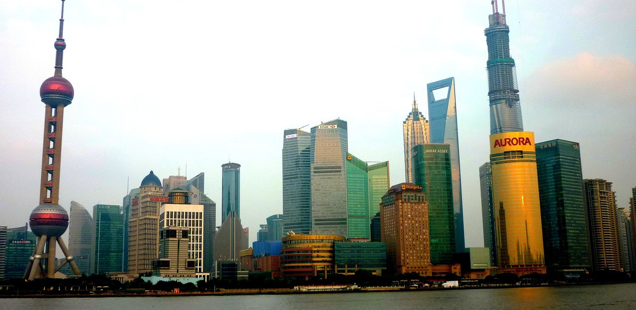 city shanghai china free photo