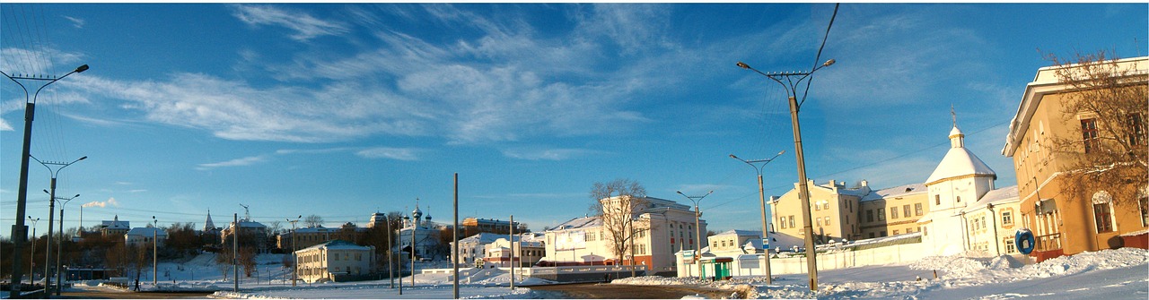 cheboksary snow panorama free photo