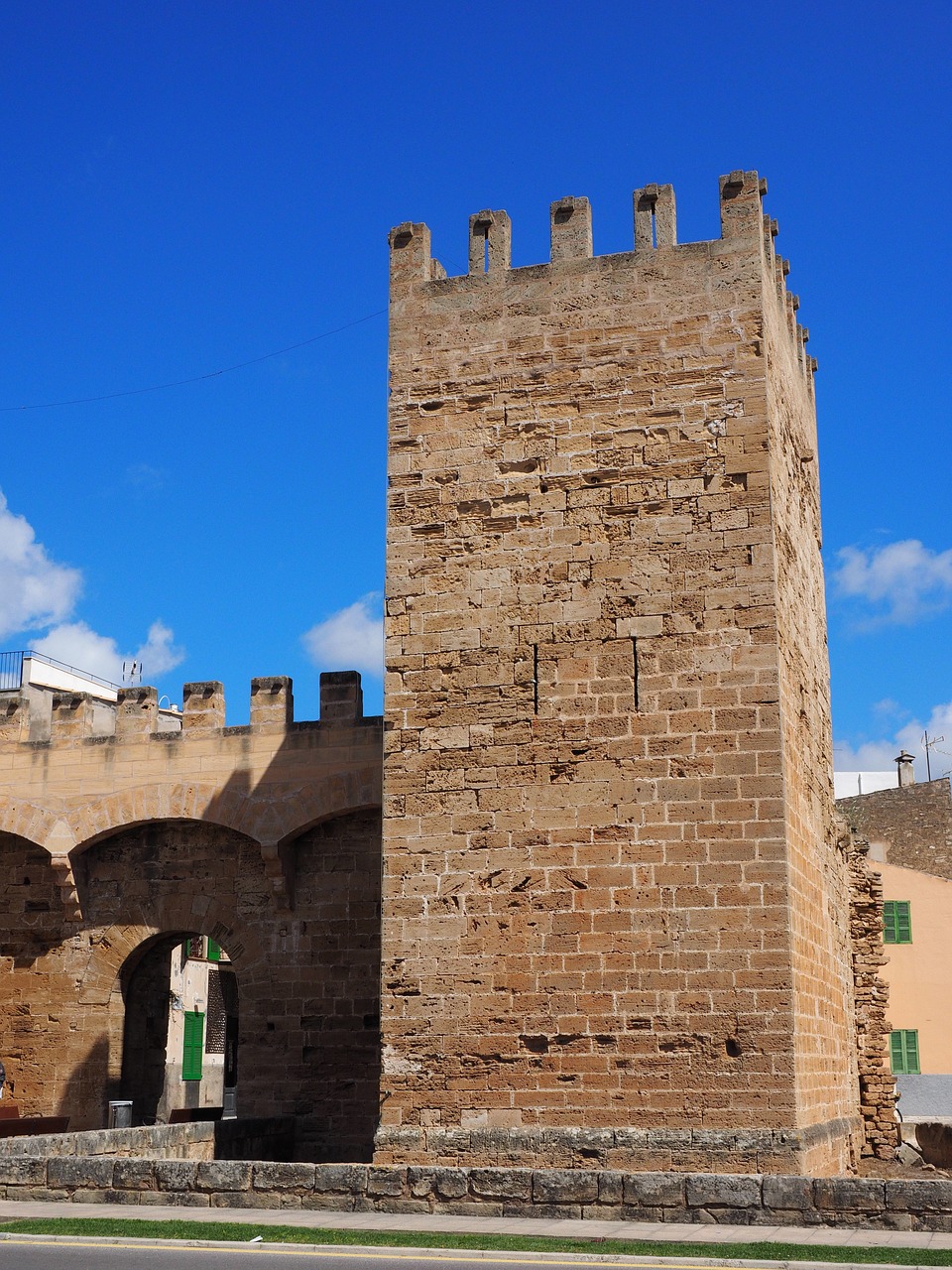 city gate tower defensive tower free photo