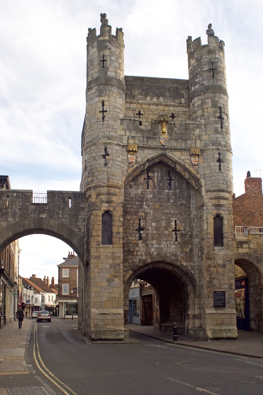 city gate monk bar gatehouse free photo