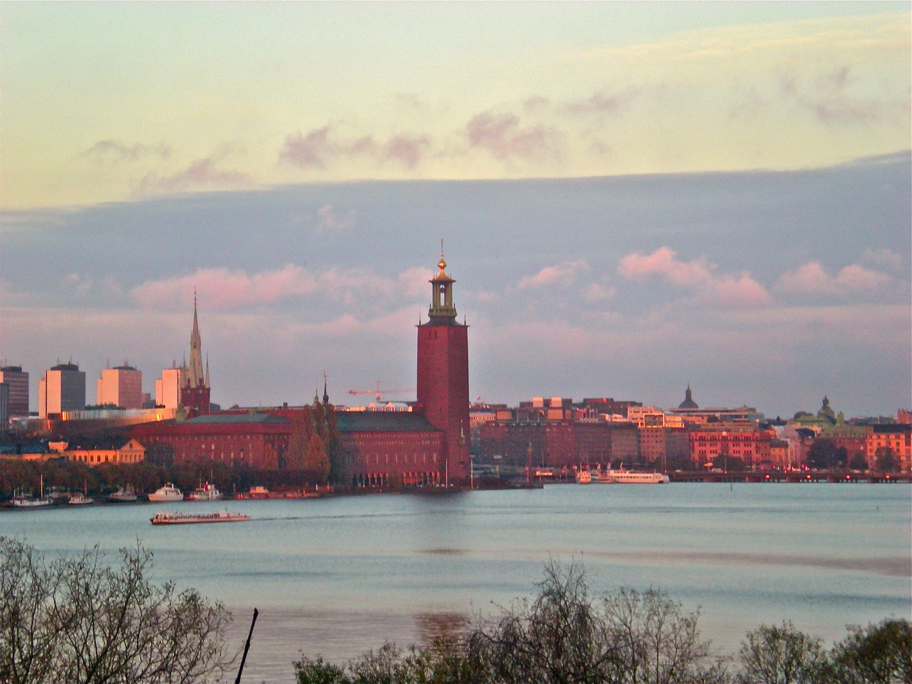 city hall stockholm horizon free photo