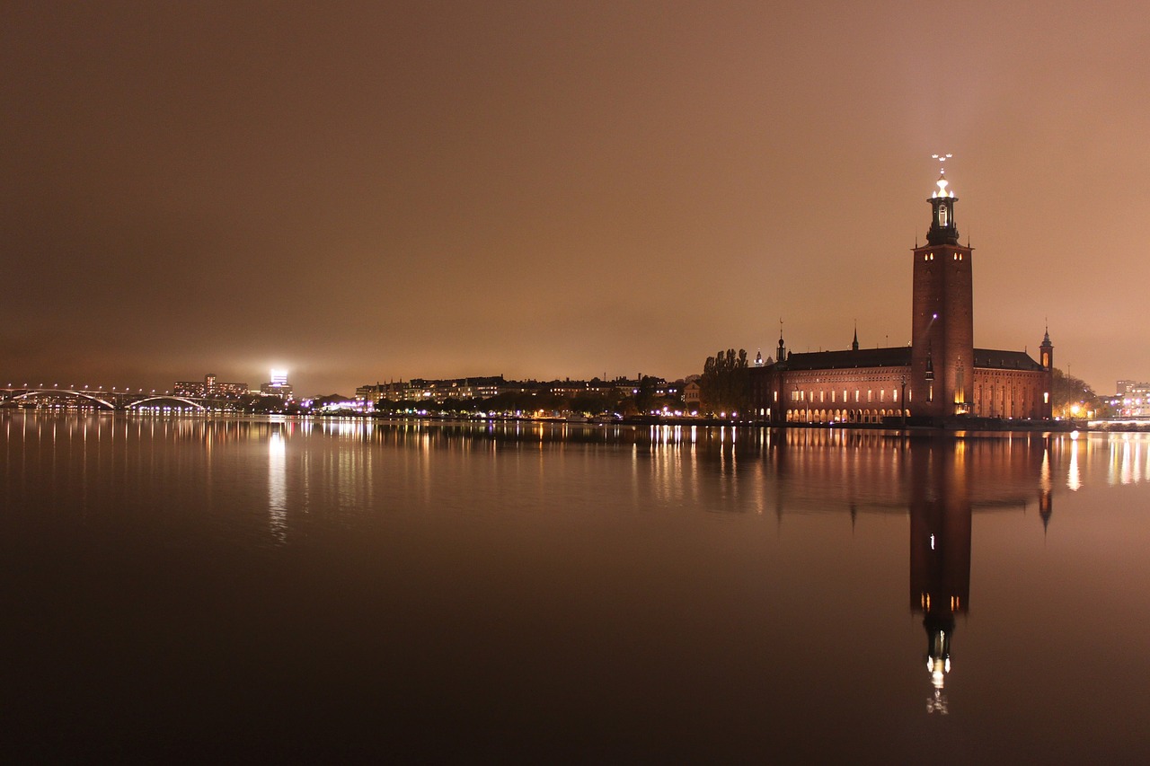 city hall stockholm sweden free photo