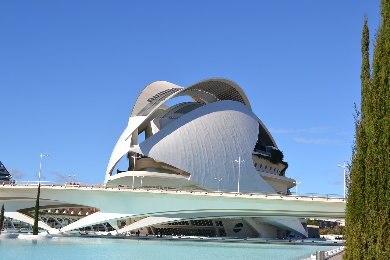 city of arts and sciences mediterranean architecture free photo