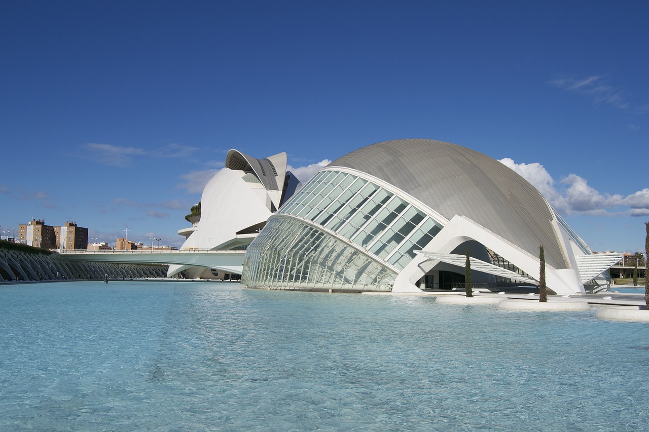 city of arts and sciences modern architecture valencia free photo