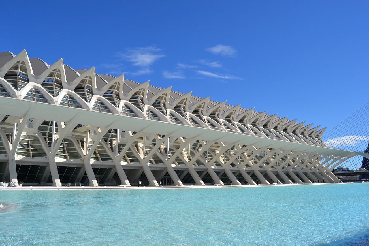 city of arts and sciences modern architecture valencia free photo