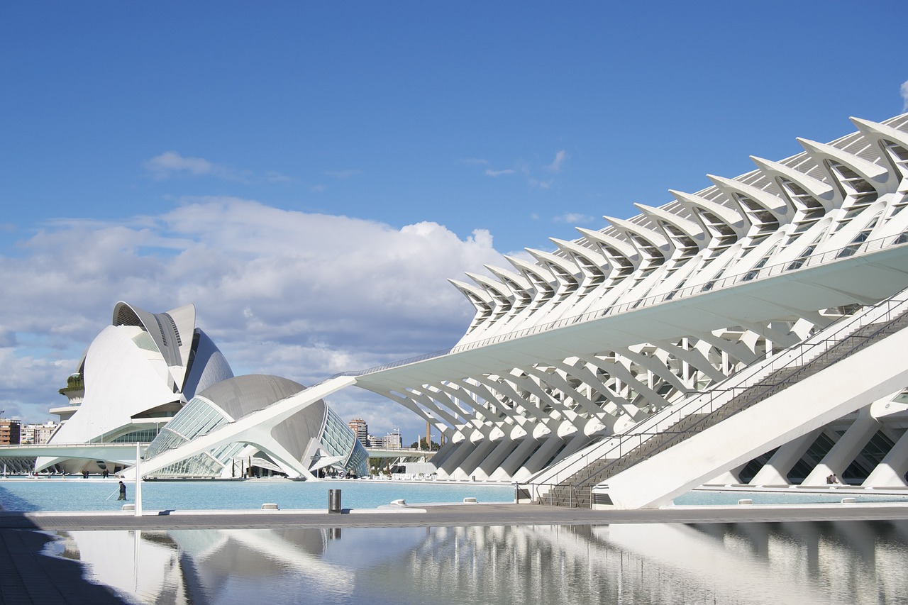 city of arts and sciences modern architecture valencia free photo