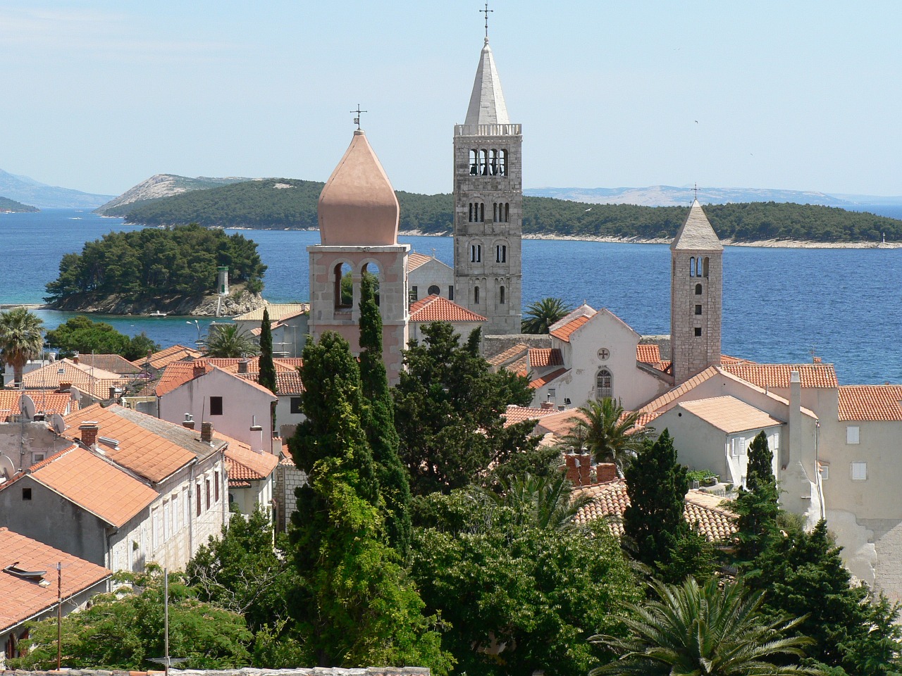 city ​​rab island of rab croatia free photo