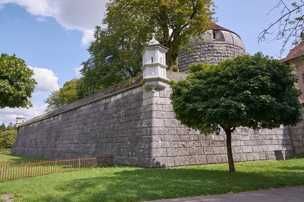 city wall tower weir free photo