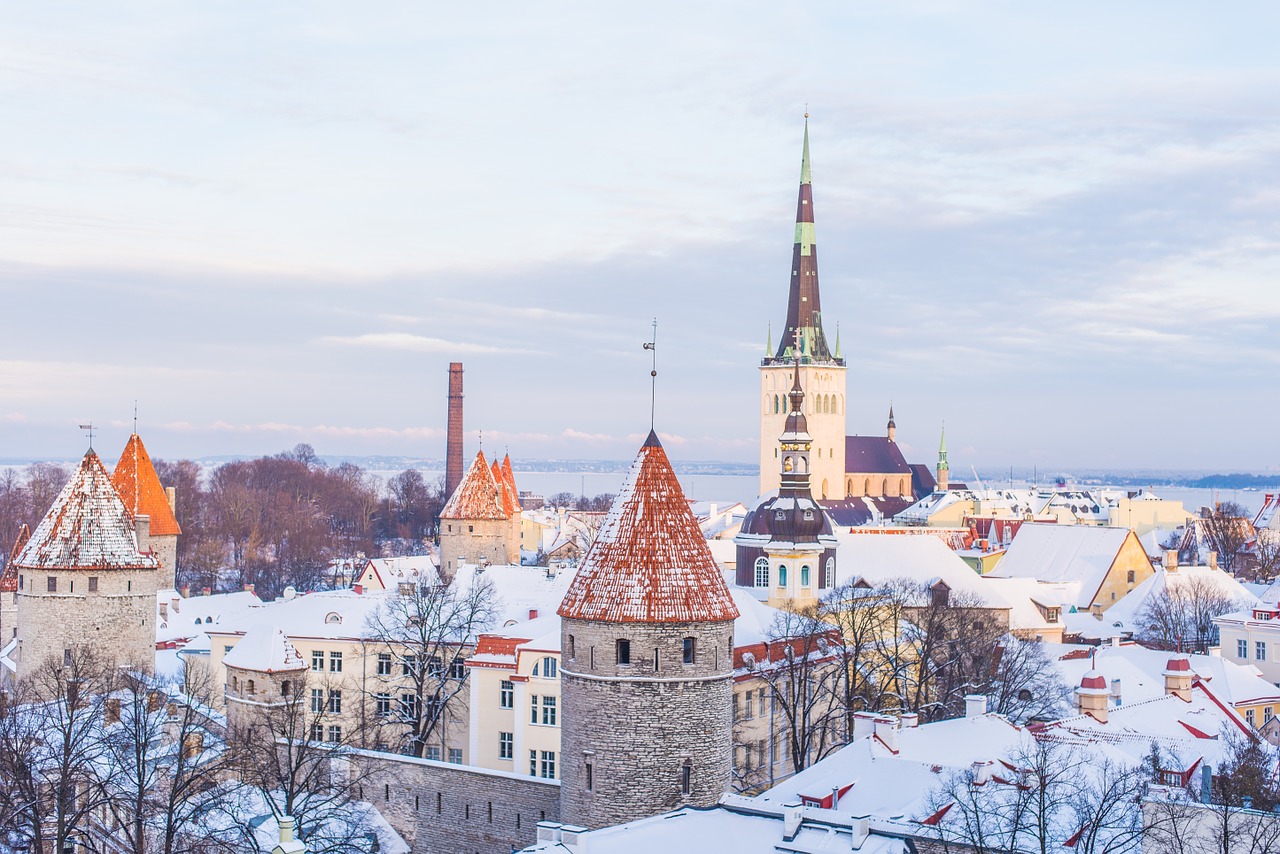 cityscape snow winter free photo