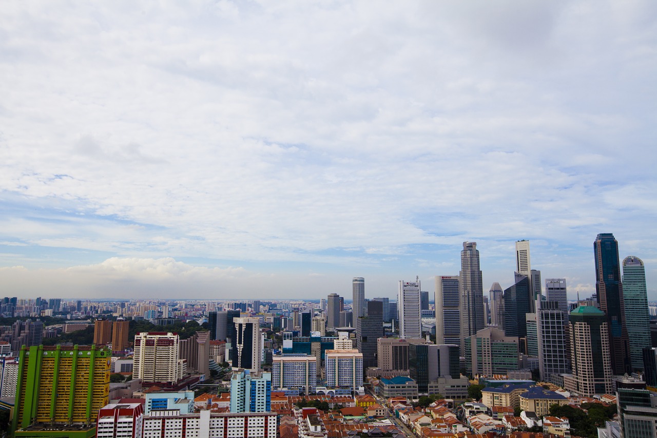 singapore cityscape skyline free photo