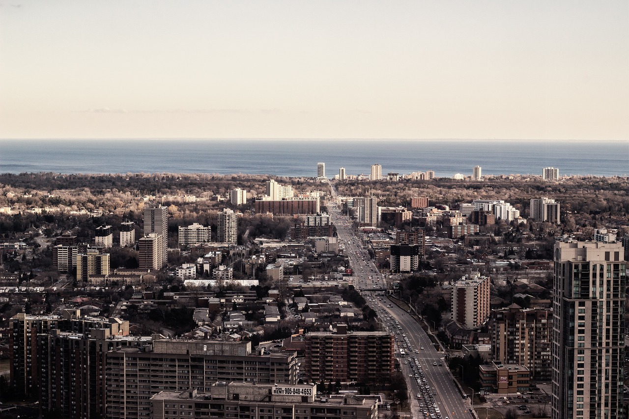 cityscape city street free photo