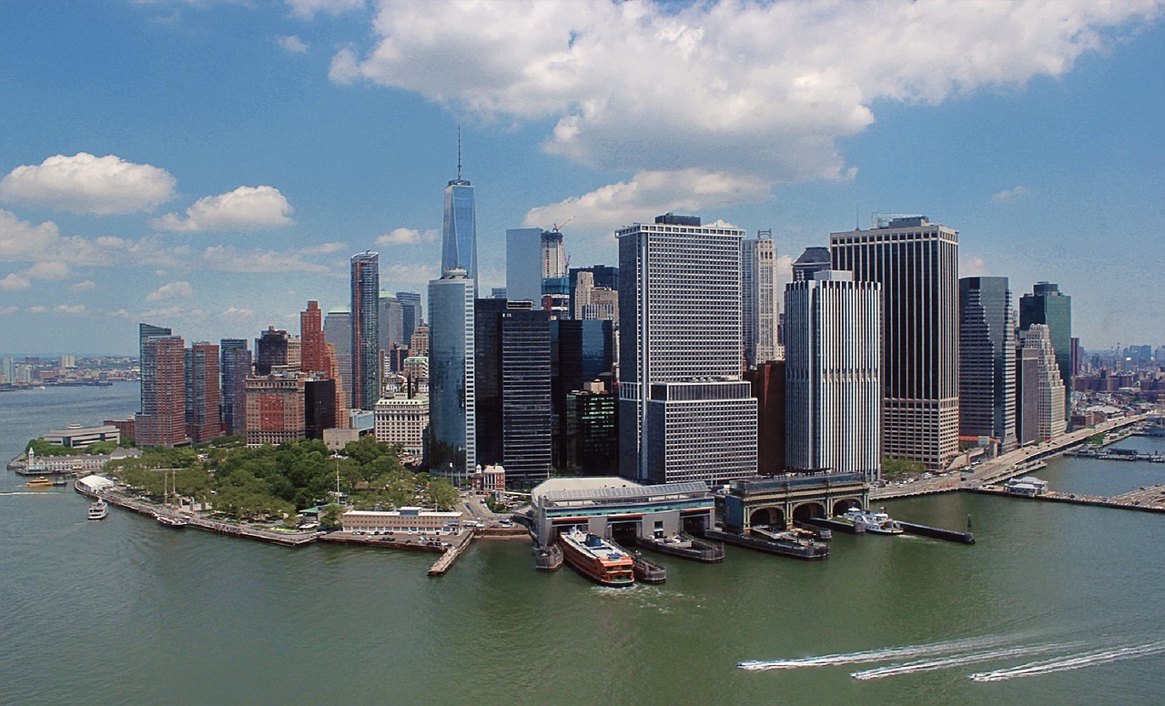 cityscape manhattan skyline free photo